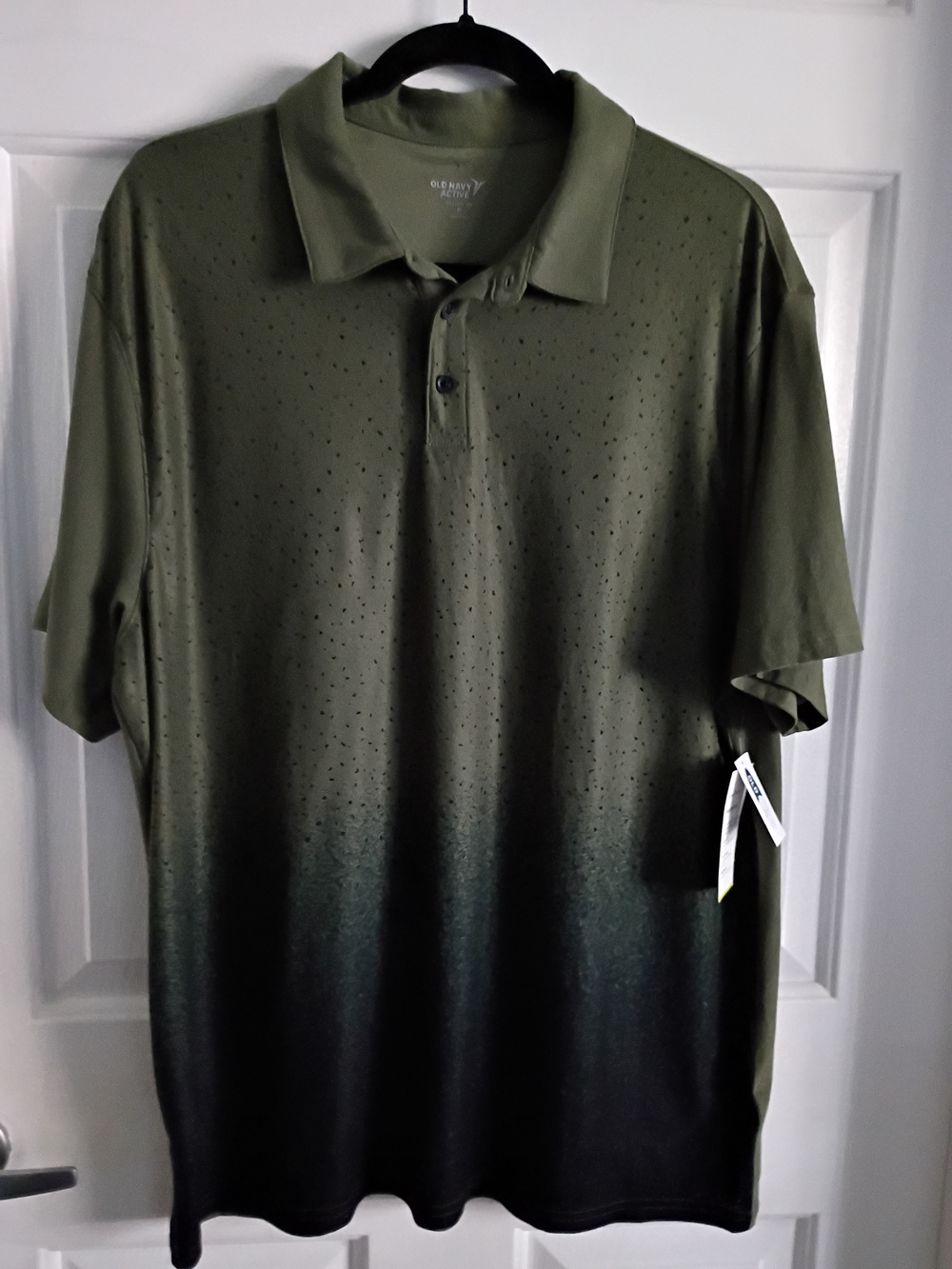 Ol Navy Active Men's Olive Green Polo Shirt